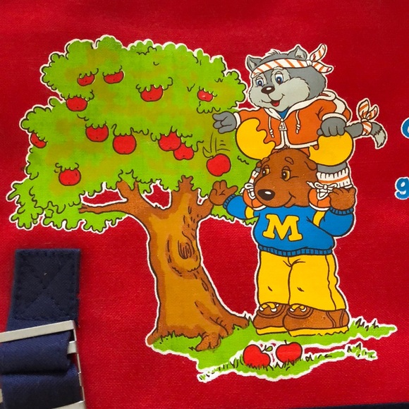 -NWT VINTAGE THE GET ALONG GANG BOOK BAG KNAPSACK BACKPACK - Picture 5 of 16